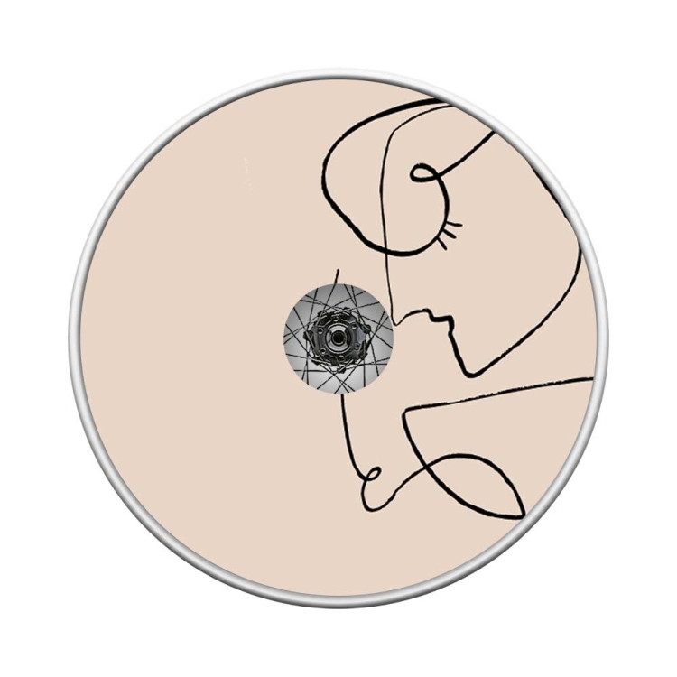 Wheel covers Abstract face