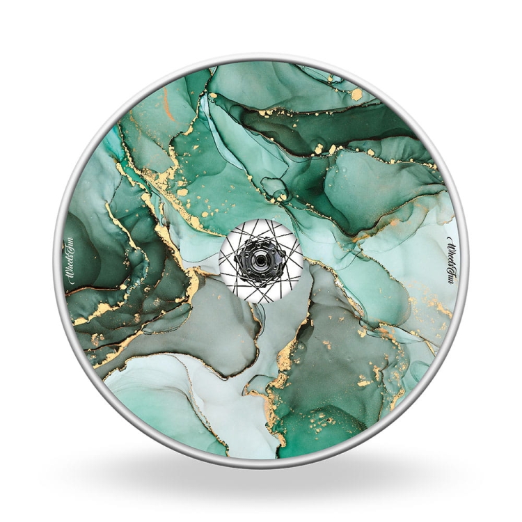 Wheel covers Green abstraction