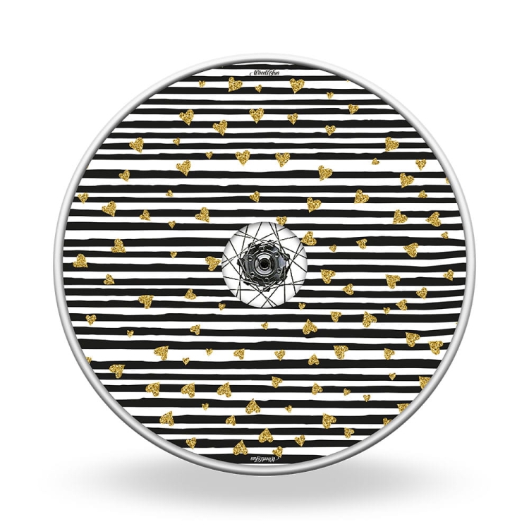 Wheel covers Golden hearts