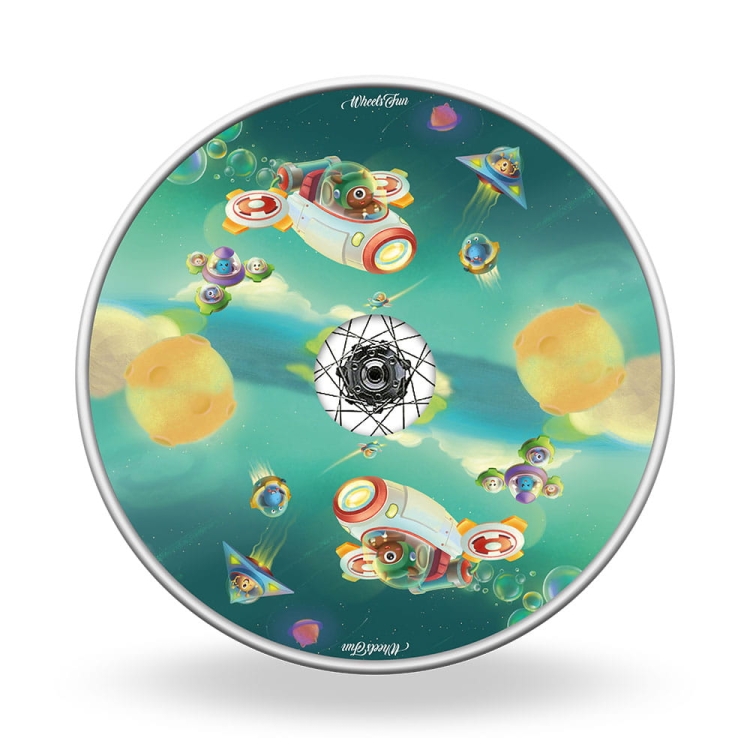 Wheel covers Fairy-tale spaceships