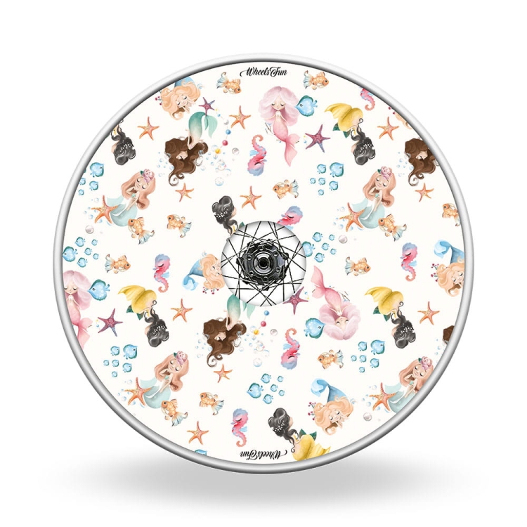 Wheel covers Mermaids and sea animals