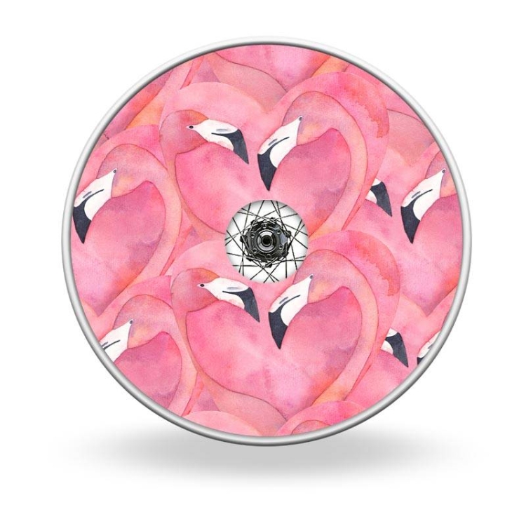 Wheel covers Flamingos