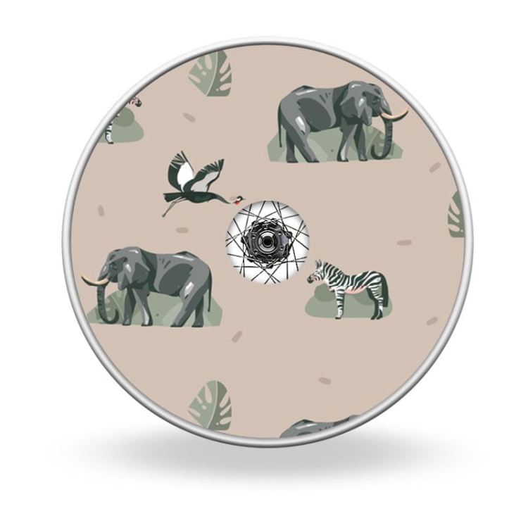 Wheel covers Elephants