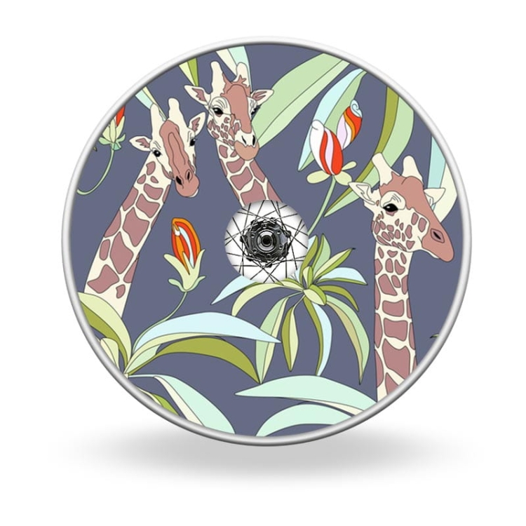 Wheel covers Giraffe