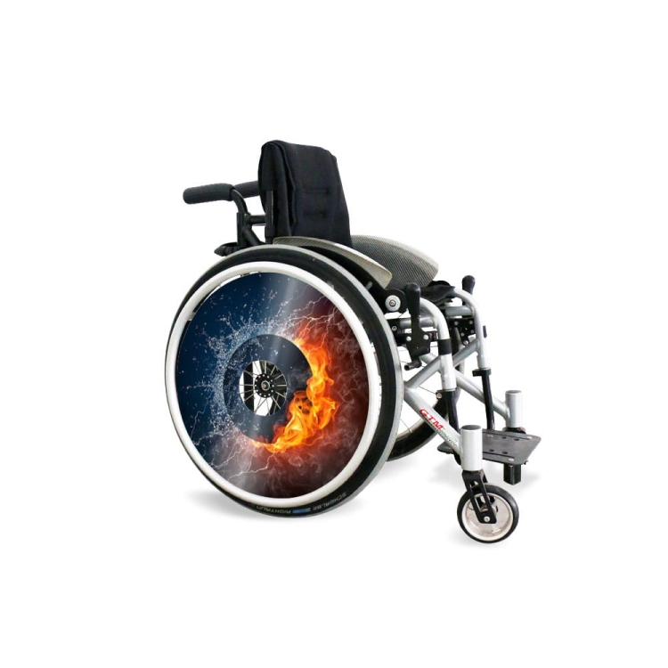 Wheel covers Fire vs water