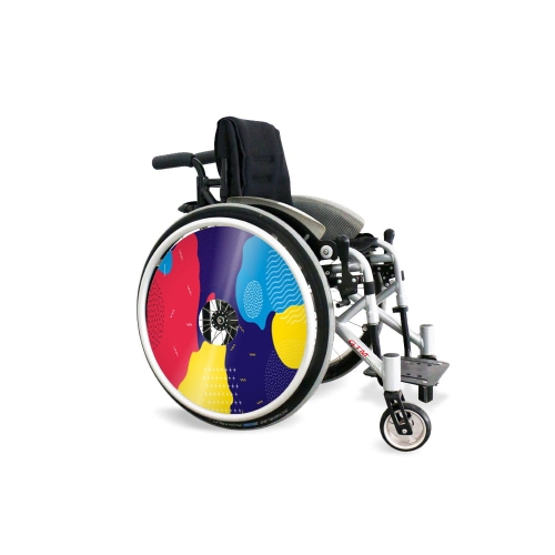 Wheel covers Colorful splash