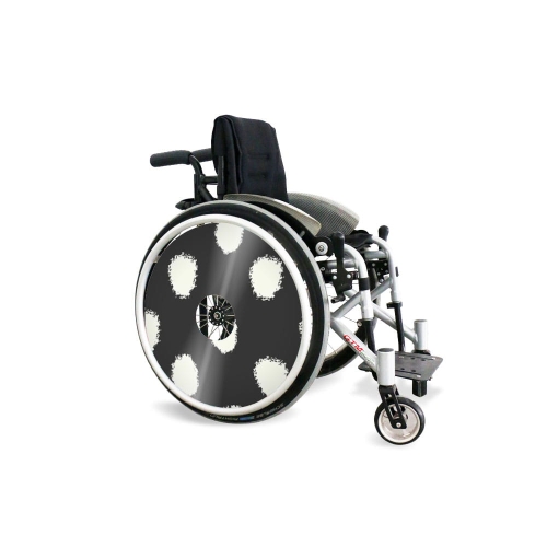 Wheel covers White dot