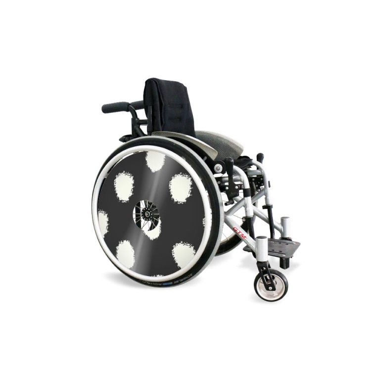 Wheel covers White dot