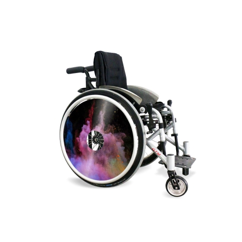 Wheel covers Colorful powder