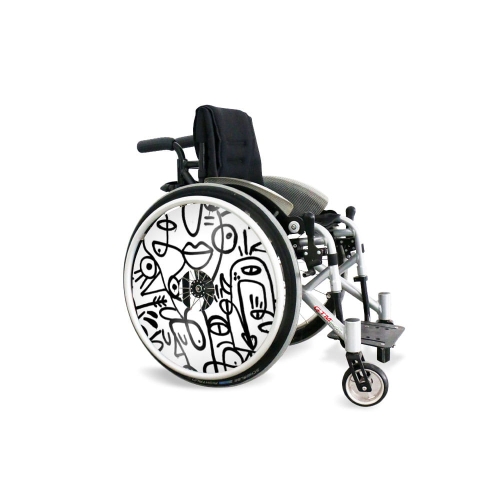 Wheel covers Graffiti