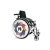 Wheel covers Colorful feathers