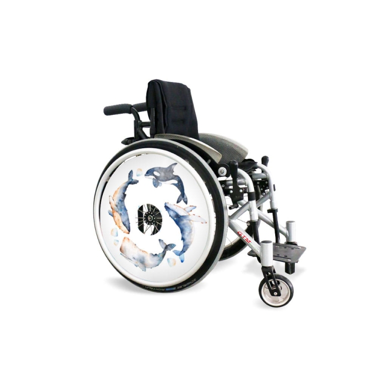 Wheel covers Whales