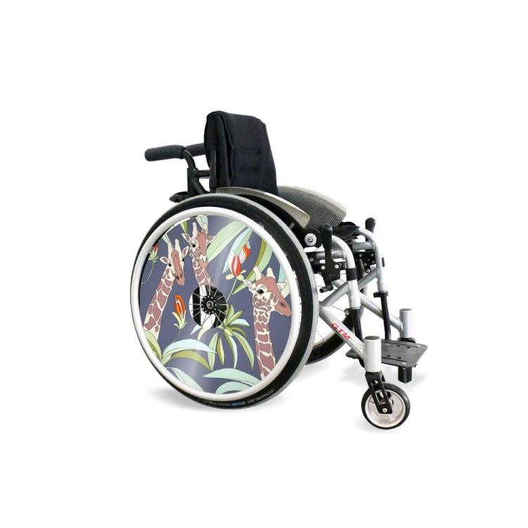 Wheel covers Giraffe