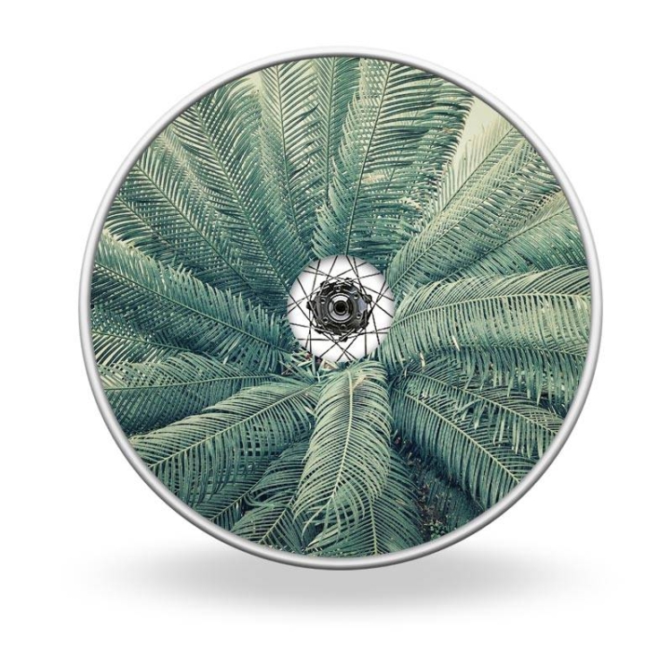 Wheel covers Palm leaves