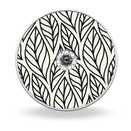 Wheel covers Black leaves