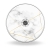 Wheel covers White marble