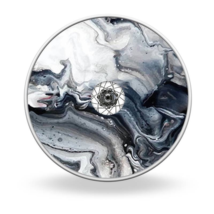 Wheel covers Grey marble