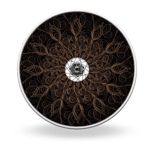 Wheel covers Golden ornament