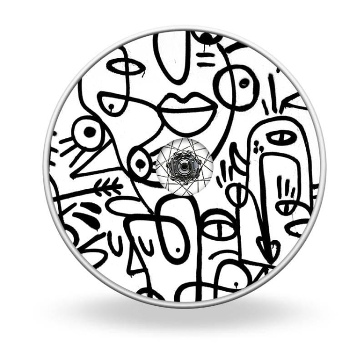 Wheel covers Grafitti