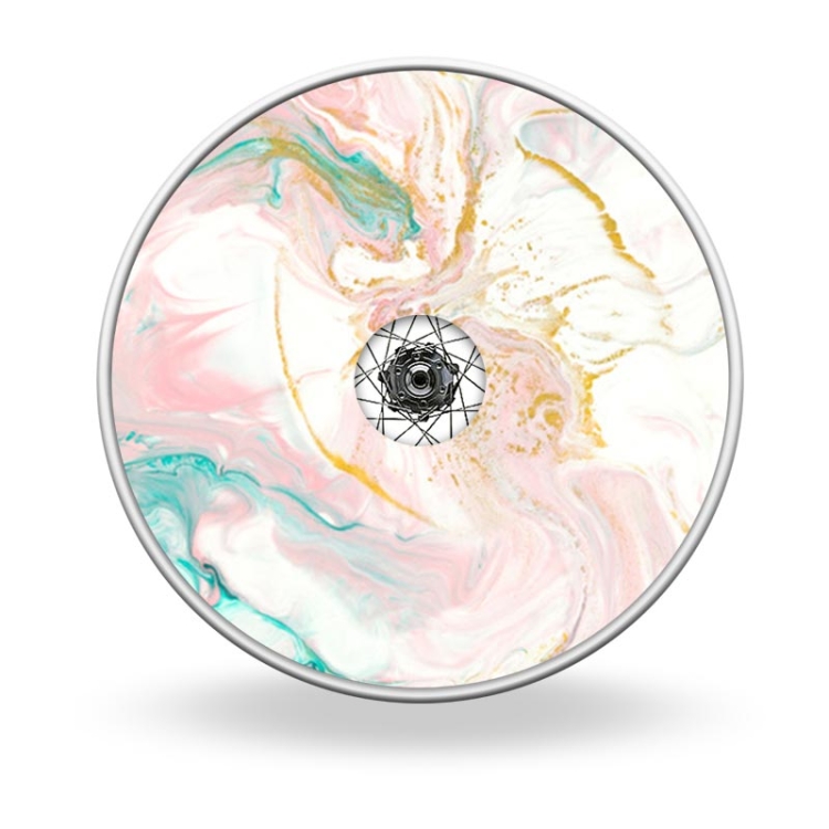 Wheel covers Pink marble