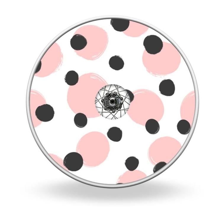 Wheel covers Pink dot