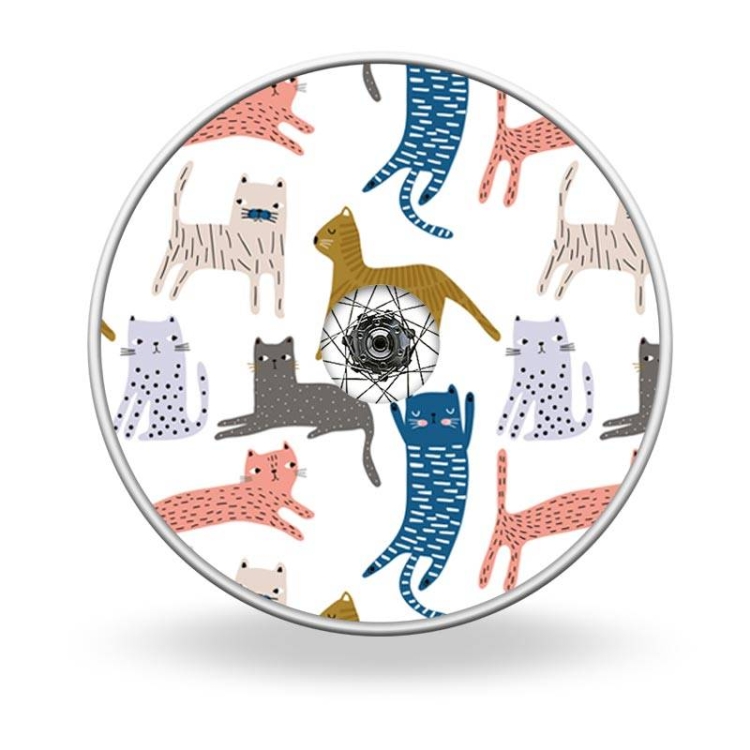 Wheel covers Cats