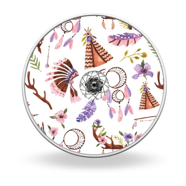 Wheel covers Boho style