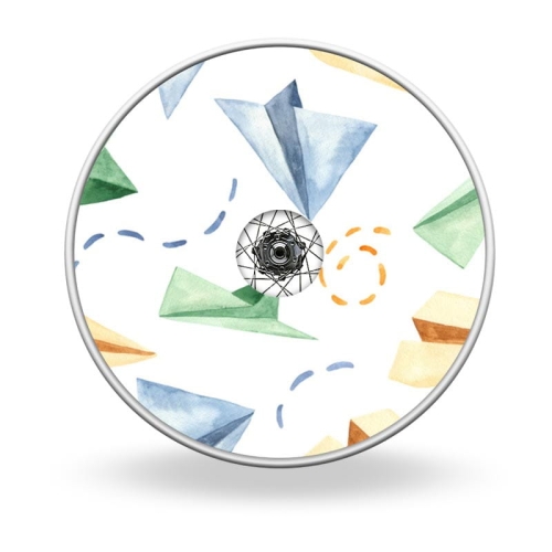 Wheel covers Paper airplanes no.2